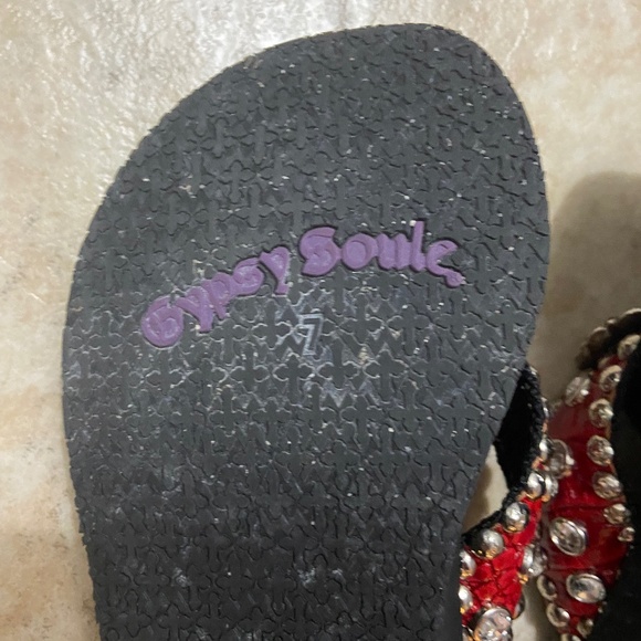 University of Alabama Gypsy Soule Flip Flops size 6.5. RARE FIND - Picture 6 of 7